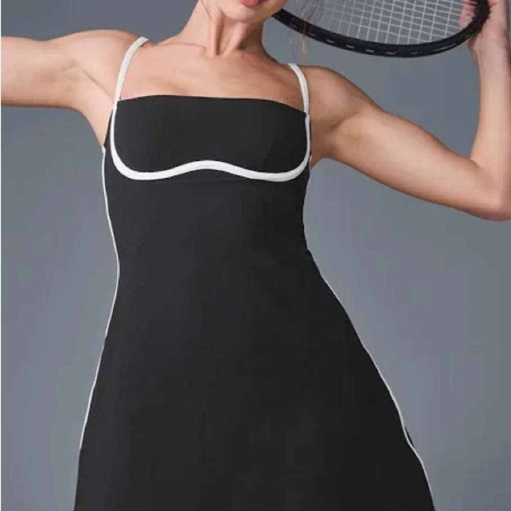 ALO Yoga Black and White Dress